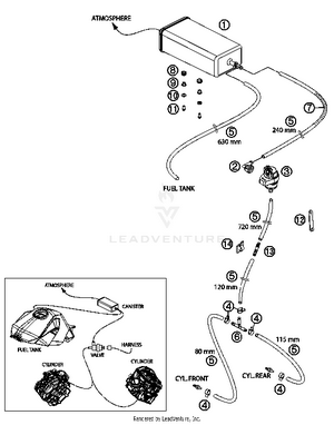 Evaporative Canister Schematic