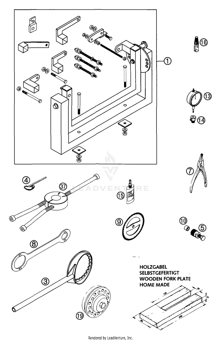 Special Tools 300 MXC Engine - 2003 Schematic