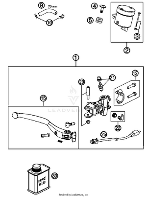 Hand Brake Cylinder Schematic