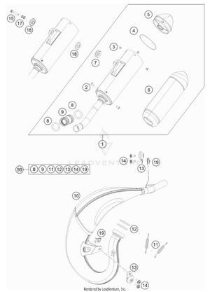 Exhaust System Schematic