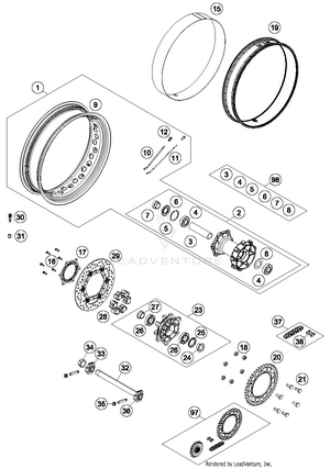 Rear Wheel Schematic