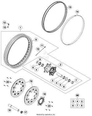 Front Wheel Schematic