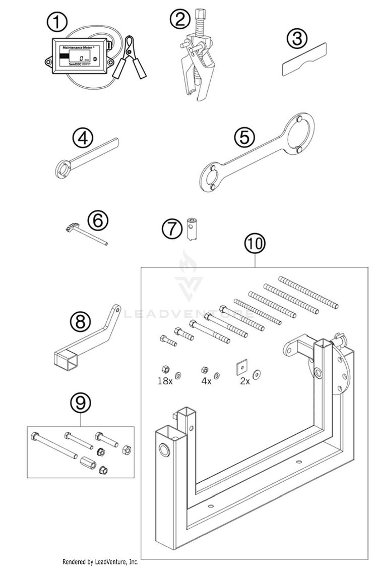 Special Tools 50 SX Mini Engine - 2011 Schematic