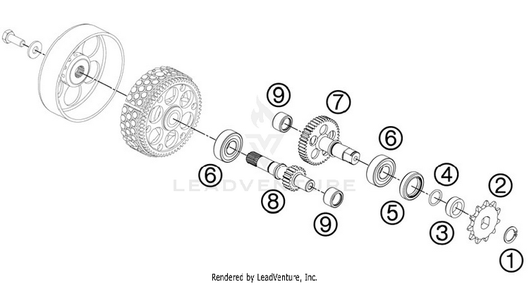 Transmission 50 SX Engine - 2012 Schematic