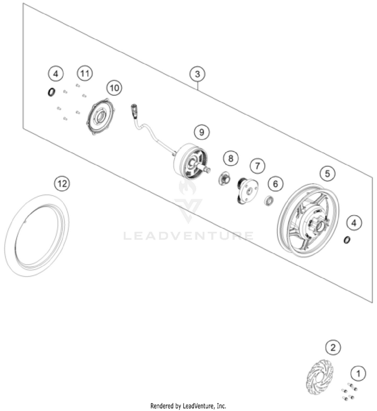 Rear Wheel Schematic
