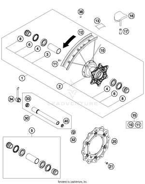 Front Wheel Schematic