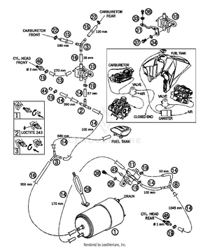 Evaporative Canister Schematic