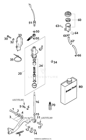 Rear Brake Control Schematic