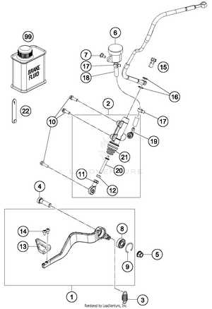 Rear Brake Control Schematic