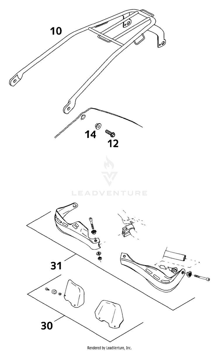 *Accessories 200 EXC Chassis - 2001 Schematic