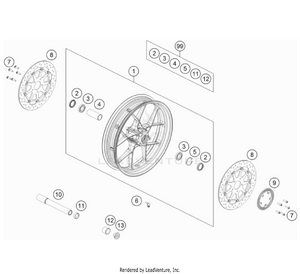 Front Wheel Schematic