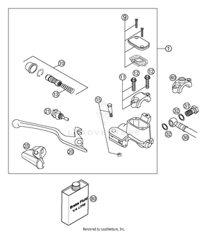 Hand Brake Cylinder Schematic