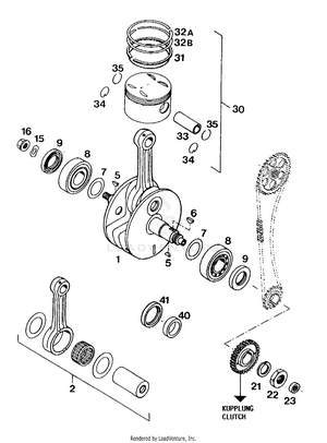 Crankshaft, Piston Schematic