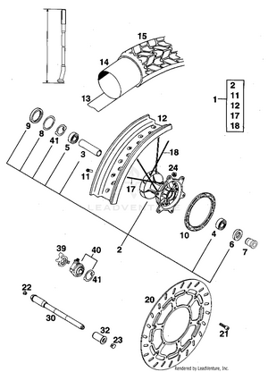 Front Wheel Schematic