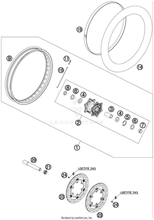 Front Wheel Schematic
