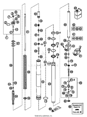 Fork Legs Schematic