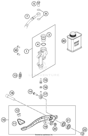 Rear Brake Control Schematic