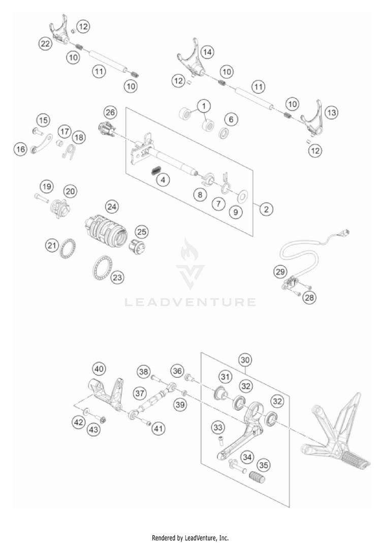 Shifting Mechanism Schematic