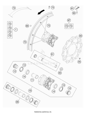 Front Wheel Schematic