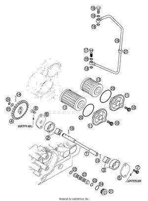 Lubricating System Schematic
