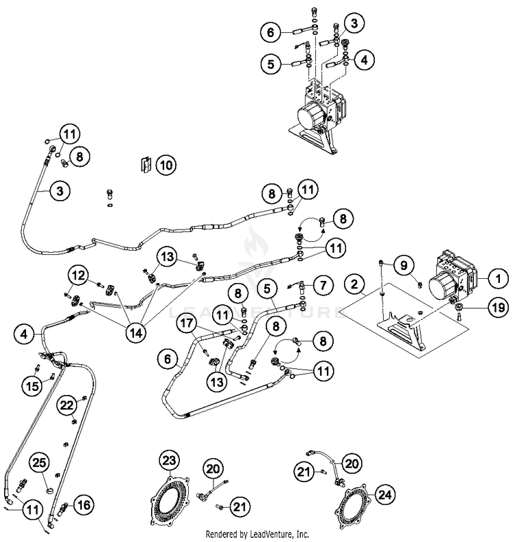 Antiblock System Abs 1290 SUPER ADVENTURE R CHASSIS - 2018 Schematic