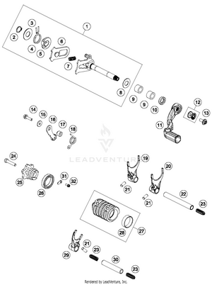 Shifting Mechanism Schematic