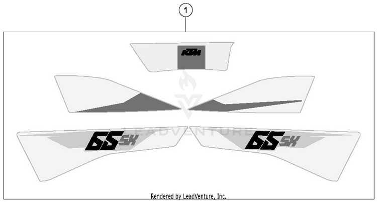 Decal 65 SX Chassis - 2016 Schematic