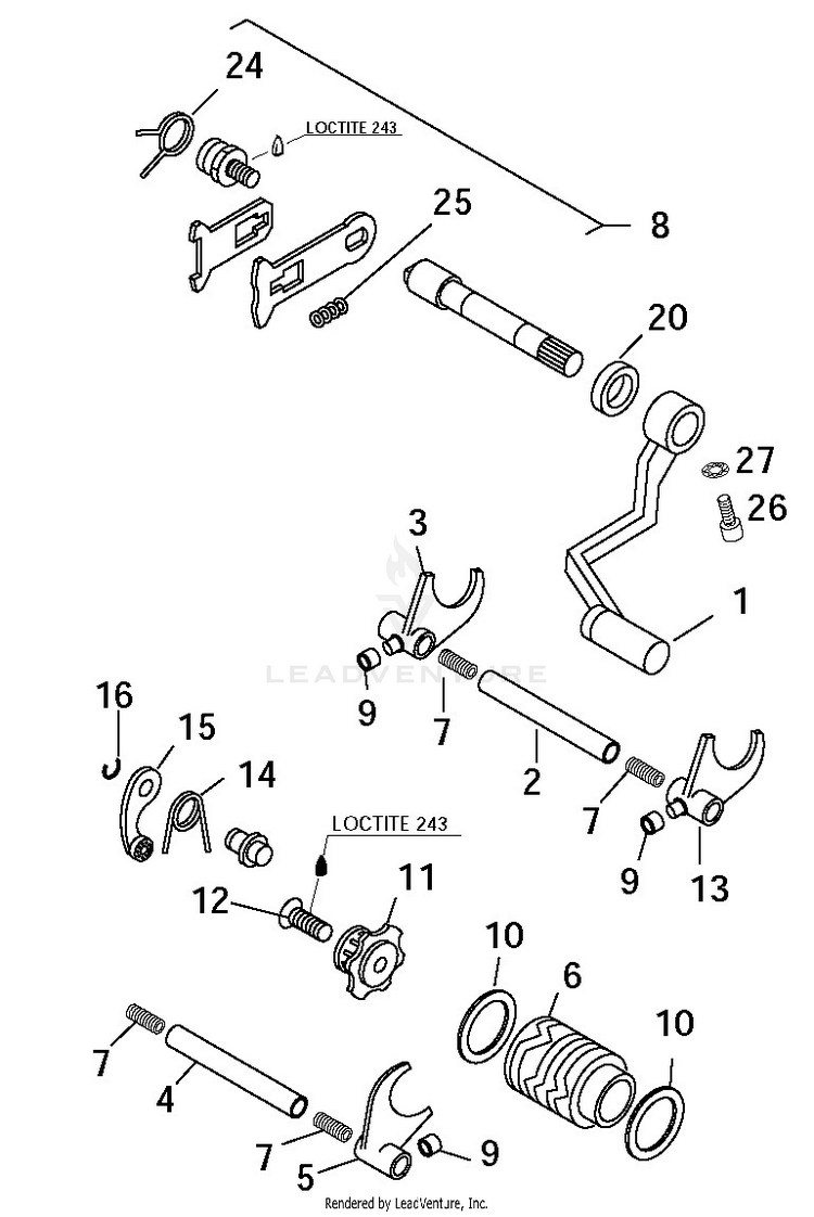 Shifting Mechanism Schematic