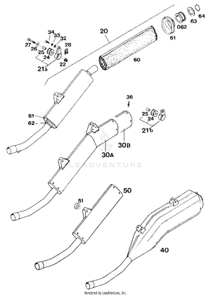 Exhaust Silencer Schematic