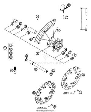 Front Wheel Schematic
