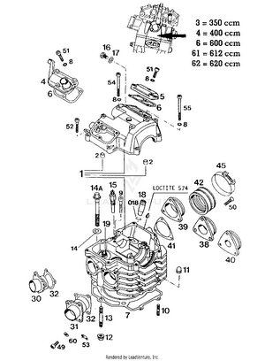 Cylinder Head Schematic