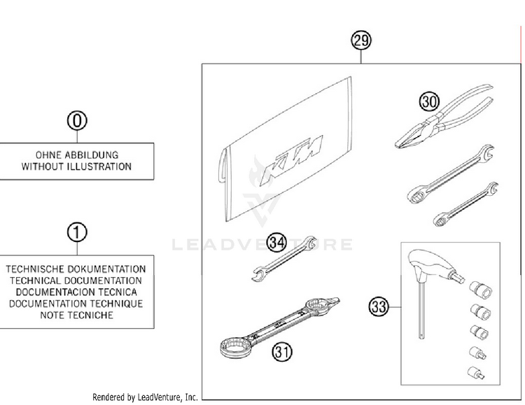 Accessories Kit 250 XC Chassis - 2012 Schematic