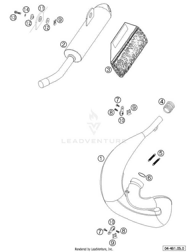 Exhaust System Schematic