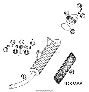 Exhaust Silencer Schematic
