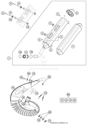 Exhaust System Schematic
