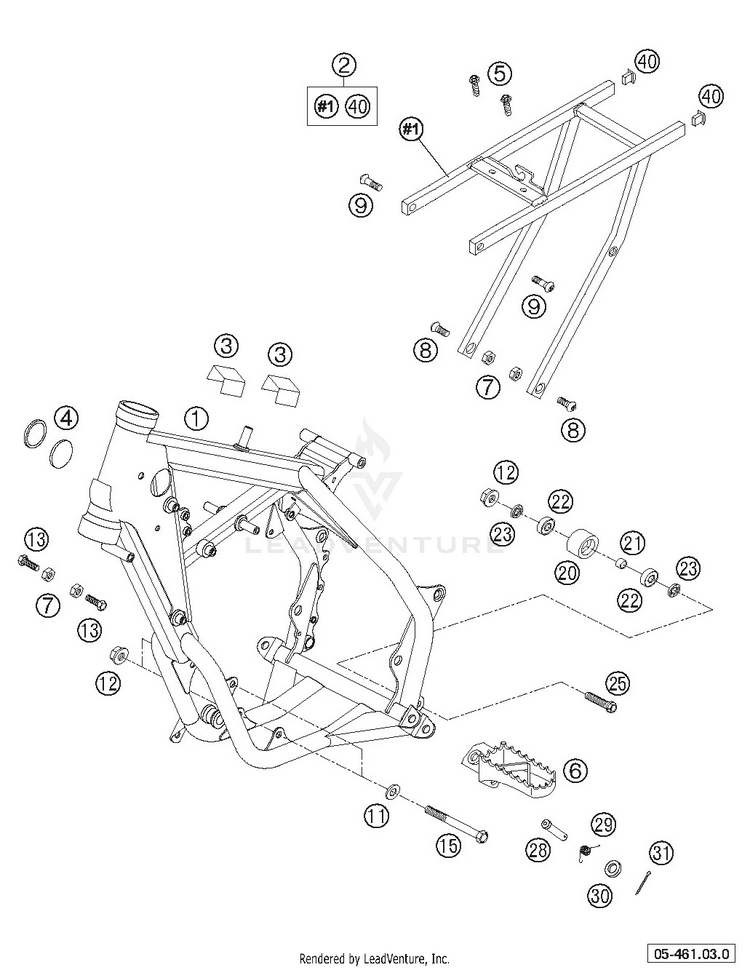 Frame, Sub Frame Schematic