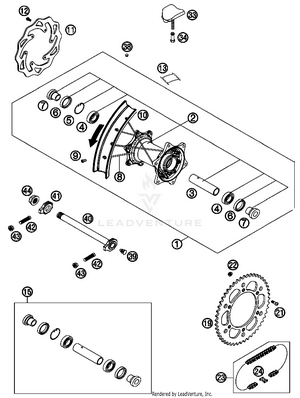 Rear Wheel Schematic