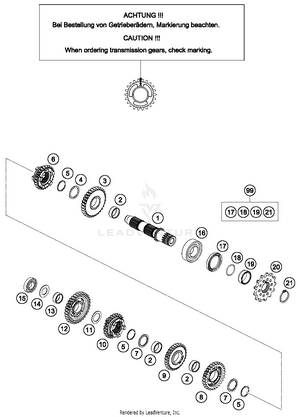 Transmission Ii - Countershaft Schematic