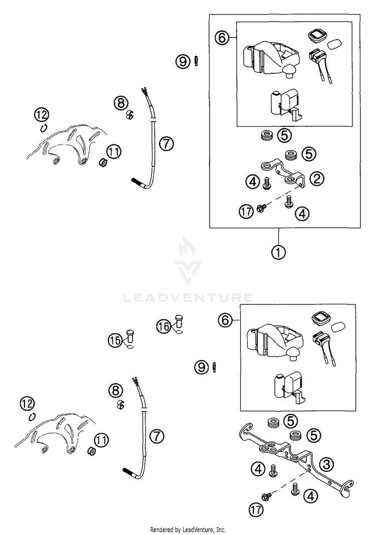 Speedometer Sigma Sport 250 EXC Chassis - 2002 Schematic