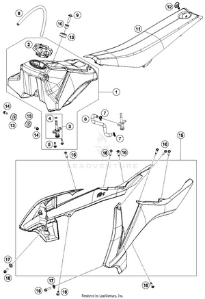 Tank, Seat Schematic