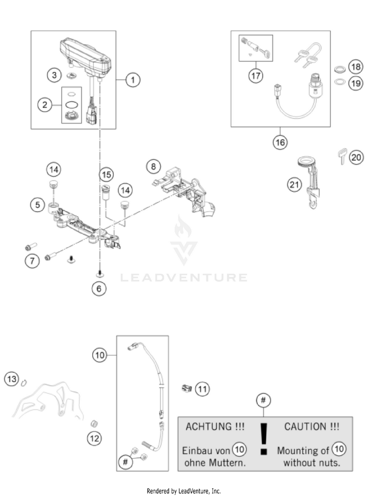 Instruments / Lock System Schematic