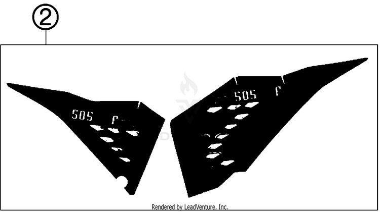 Decal 505 SX-F Chassis - 2008 Schematic