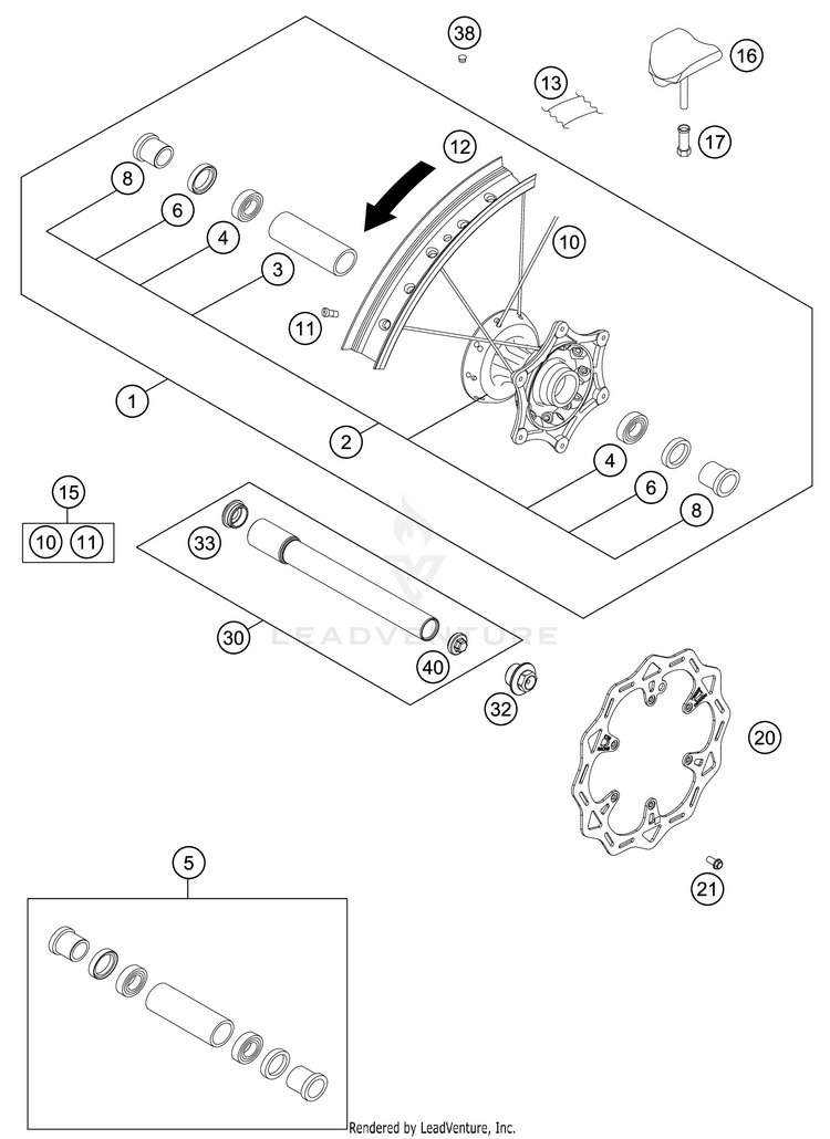Front Wheel Schematic