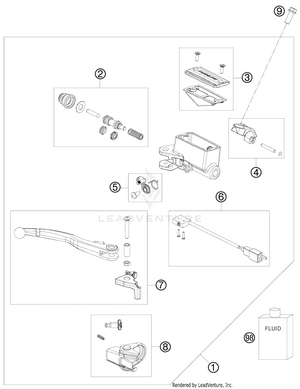 Hand Brake Cylinder Schematic