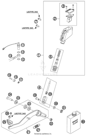 Rear Brake Control Schematic
