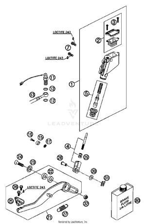 Rear Brake Control Schematic