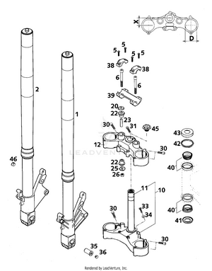 Front Fork White Power Schematic