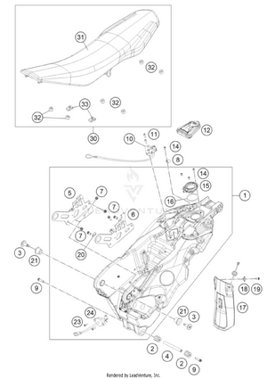 Tank, Seat Schematic