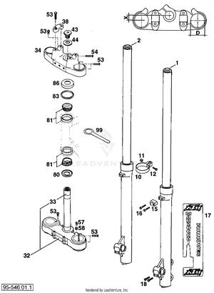Front Fork Equipm. Marz. Schematic