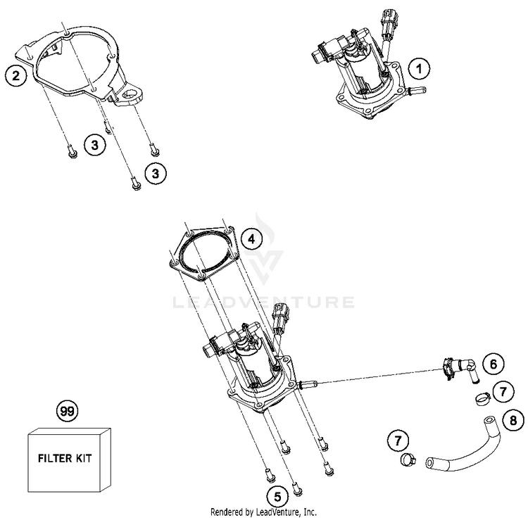 Fuel Pump 690 DUKE ORANGE CHASSIS - 2017 Schematic